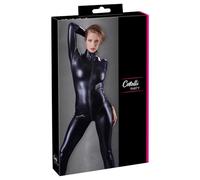 Cottelli - Brillante mono de fiesta manga larga (negro) - M