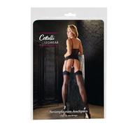 Cottelli Collection - Portarrollos con costura inferior para soporte de correas, color negro, talla 1