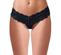 Cottelli Collection Rio Slip Perlas Negro - 1 Unidad