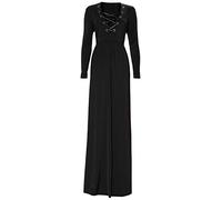 Cottelli Collection - Vestido largo (talla 2XL), color negro