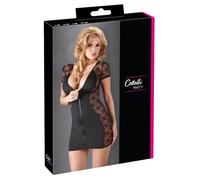 Cottelli Collection Vestido Mini Kleid Zip Negro - 1 Unidad