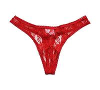 Cottelli - Tanga de encaje rojo para encender la pasión - XL