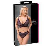 Cottelli Curves Conjunto de sujetador para mujer Purple 3XL
