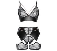 Cottelli Curves Conjuntos de lencería para mujer Black XXL