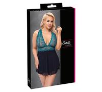 Cottelli Curves Muñeca bebé para mujer Black/Petrol XXL
