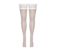 Cottelli Legwear Medias de sujeción para mujer Blanco 3