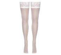 Cottelli Legwear Medias de sujeción para mujer Blanco 4