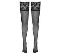 Cottelli Legwear Medias de sujeción para mujer Negro 4