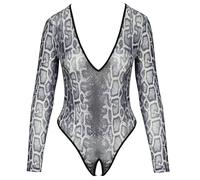 Cottelli - Lencería para mujer, color gris, talla S