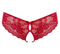 Cottelli - Braguita abierta con lazo para mujer (roja)