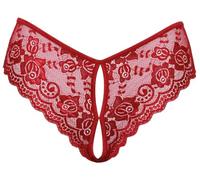 Cottelli Lingerie Braguitas sin Entrepierna para mujer Red M