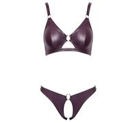 Cottelli Lingerie Conjunto de sujetador para mujer Purple L