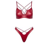 Cottelli Lingerie Conjunto de sujetador para mujer Red 85B/L