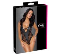 Cottelli Party - Body negro con estampado floral - M