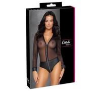 Cottelli Party Body de manga larga para mujer Negro L