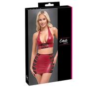 Cottelli Party Set Top y Falda para mujer Red/Black L