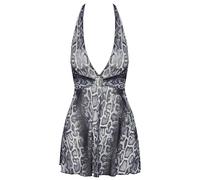 Cottelli Party Snake Vestido para mujer Gray M