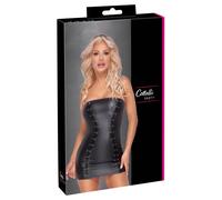 Cottelli PARTY Tubeminikleid Bandeau Mini Vestido De Negros Aspecto Mate