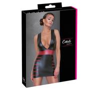 Cottelli Party Vestido para mujer Black/Red L