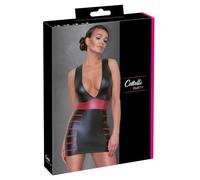 Cottelli Party - Vestido ajustado a rayas (negro-rojo)