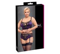 Cottelli Seductora Ensemble: Satin-Spitze Bralette Con Ouvert-Slip