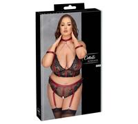 Cottelli Seductora Set Lencería: Longline-Bh Y Straps-Slip Con Collar