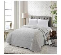 COTTON ARTean- Colcha Bouti Cama 180 Primavera Verano SALINAS Gris Microfibra cepillada HIPOALERGENICA