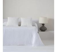 COTTON ARTean Colcha bouti para Primavera - Verano Cama 200 Ayala Blanco poliéster - Jacquard Waffle