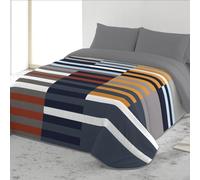 COTTON ARTean Edredón Estampado Cama 135 Microfibra Inca | Relleno Fibra Hueca siliconada 300 gr/m² Edredón nórdico Inca 235x260 Multicolor