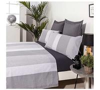 Cotton Artean Juego de sábanas poliéster algodón GRIS 280x260 Cama 200