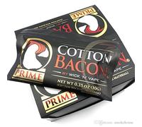 COTTON BACON PRIME - ALGODON PARA CIGARRILLO ELECTRONICO - WICK AND VAPE - UNA UNIDAD - 10 TIRAS EN SU INTERIOR