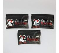COTTON BACON PRIME V2 - ALGODON PARA CIGARRILLO ELECTRONICO - PACK DE 3 UNIDADES (10 TIRAS EN CADA PAQUETE)