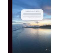 Cotton Candy Sky Paperback Composition Notebook, Standard Size, College Ruled, Original Photo: 200 Pages, Black Lined, White Paper, For Writing, ... School, College, Etc. (The Scenic Collection)