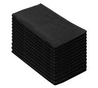 Cotton Craft EuroCafe- Pack de 4 Unidades de paños de Cocina, Estructura de Cuadros en Relieve, Felpa, Dos Capas de algodón 100%