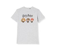 Cotton Division BOHAPOMTS118, Camisetas Niños, Gris Melange, 8 ANS