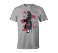 cotton division Camiseta Naruto - Itachi, Gris, XL