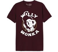 cotton division - Camiseta para Hombre, Granate, S