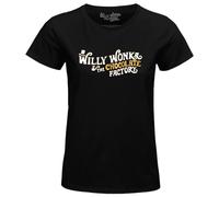 cotton division - Camiseta para Mujer, Negro, XL