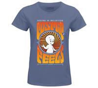 cotton division - Camiseta para Mujer, Vaquero, XL