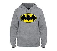 cotton division Mebatmbsw024 Sudadera con Capucha, Gris Melange, L para Hombre