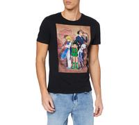 cotton division Mehuntxts010 Camiseta, Negro, S para Hombre