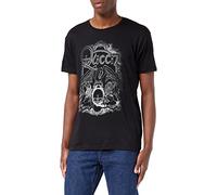 cotton division Mequeents003 Camiseta, Negro, S para Hombre