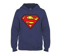 cotton division Mesupmssw022 Sudadera con Capucha, Azul Marino, L para Hombre