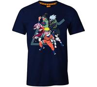 cotton division Naruto - Camiseta para Hombre, Negro, S