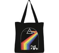 Cotton Division Officiel Pink Floyd Logo imprimés 100% coton |Réutilisable | Longue poignée | Voyages et achats |Sac fourre-tout 38 * 40 CM, Multi_Black_1, Taille unique