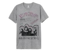 cotton division Pink Floyd Team Poster MEPIFLRTS106 - Camiseta para Hombre, Color Gris Melange, Talla XL, Gris Melange., XL