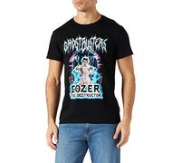 cotton division T- Camiseta para Hombre, Negro, M