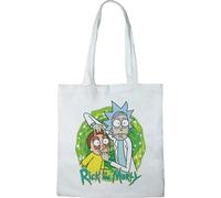 cotton division TOTE BAG RICK AND MORTY PEACE AMONG WORLD, REFERENCIA: BWRIMODBB003, BLANCO, 38 x 40 cm
