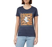 cotton division Wocaspmts002 Camiseta, Antracita, S para Mujer