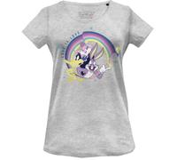 cotton division Woloonets087 Camiseta, Gris Melange, L para Mujer